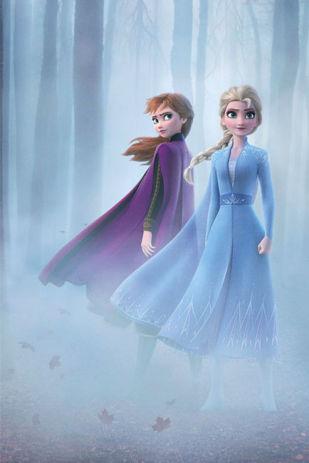 Vinilos decorativos puertas y armarios disney frozen 2